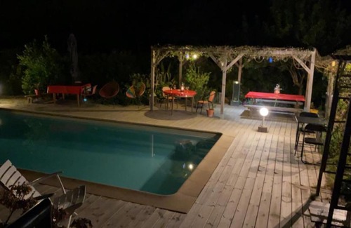 Monacia-d'Aullene Bed & Breakfast | chambre double avec salle de bain privée