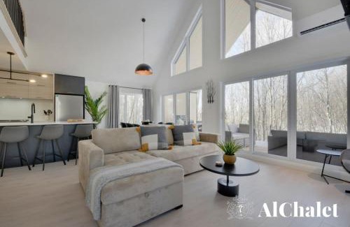 Pont-Rouge Ski Chalet | Charmant Boisé - Nature spa et sauna