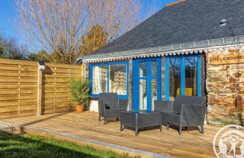 Ombree d'Anjo House | Charmante maison en Anjou Bleu, 2 pers, terrasse, poêle à bois, équipements bébé, cuisine équipée - FR-1-622-72