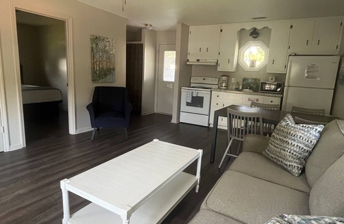 Winchester Cabin | Charming 2-bedroom cabin with Tims For Lake views from your private deck!