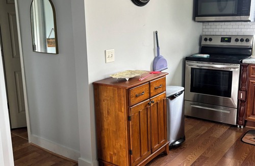 Ellsworth House | Charming 2-bedroom house on acreage in Ellsworth with stone fireplace and WiFi