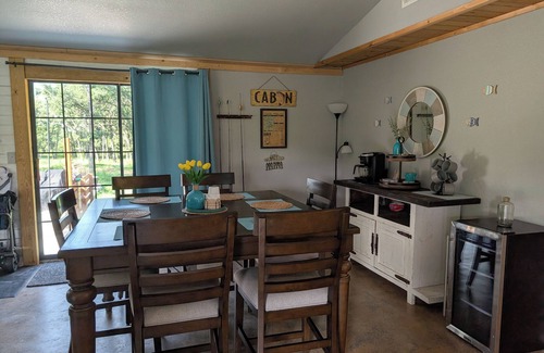 Okmulgee House | Charming 2-bedroom lake house with boat dock in tranquil setting in Okmulgee