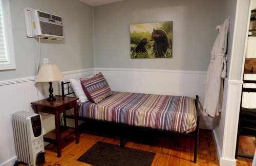 Ellijay Cabin | Charming 2-bedroom POND NOOK cabin at Mulberry Gap with AC, WiFi, & Kitchenette!