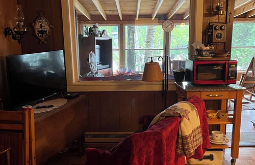 Saranac Lake Cabin | Charming 2-bedroom cabin on the water! Featuring boathouse and dock Saranac Lake