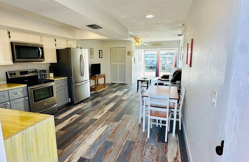 Matlacha House | Charming 2-bedroom waterfront townhome with WiFi, AC Hot Tub and dock