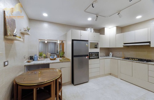 Oula Apartment | Charming 3-bedroom duplex with Nile view ,AC and WiFi in fabulous Giza