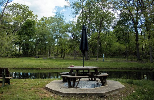 Carthage Cabin | Charming Cabin With Patio/Hot tub Overlooking Pond