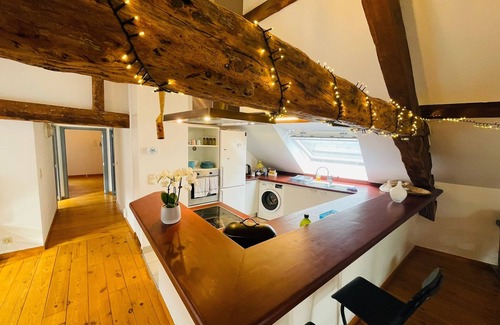 Dansaert Apartment | Charming Downtown Loft Chalet With Private Parking
