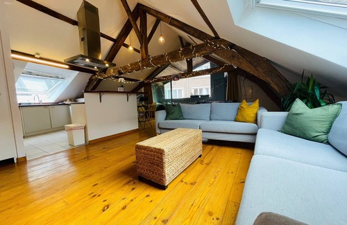 Dansaert Apartment | Charming Downtown Loft Chalet With Private Parking