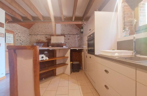 Chateaudun Cottage | Charming Farmhouse Retreat: Fireplace, Large Courtyard, Pet-Friendly, Near Paris