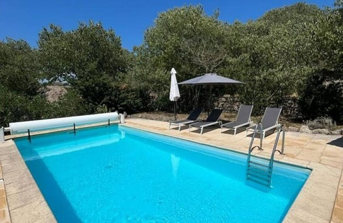 Chandolas House | Charming house with swimming pool, garden and breathtaking view of the Cévennes, Ardèche
