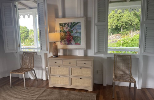 Pond Hill Cottage | Charming Nevis Cottage with pool and ocean view on grounds of Hermitage Inn