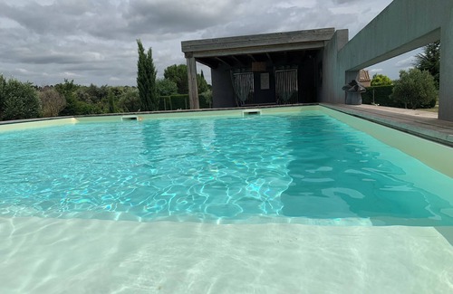Ventenac-Cabardes House | Charming stone villa with swimming pool near Carcassonne. Pyrenees view