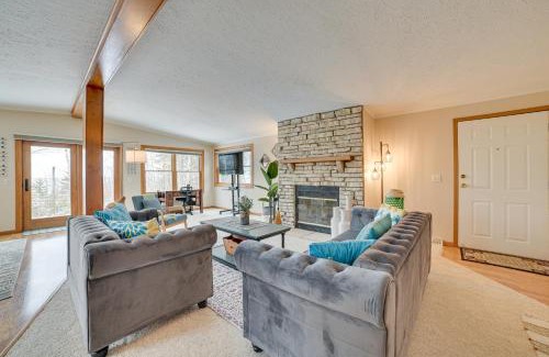 Cheboygan House | Cheboygan Getaway with Fire Pit and Lake Access!