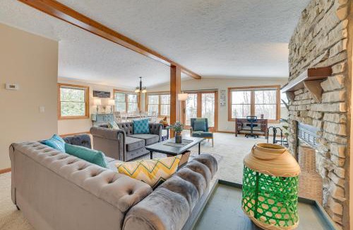 Cheboygan House | Cheboygan Getaway with Fire Pit and Lake Access!