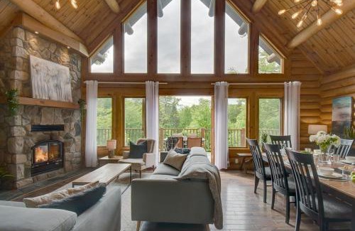 Labelle Ski Chalet | Chic Familiale, Relaxant avec spa en montagnes
