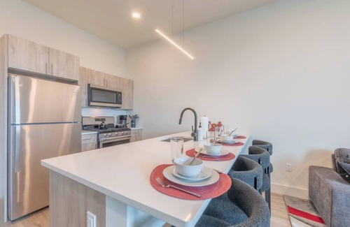 East Orange Apartment | Chill & Book Now! 2BR Apt w/Parking + Sleeps 12