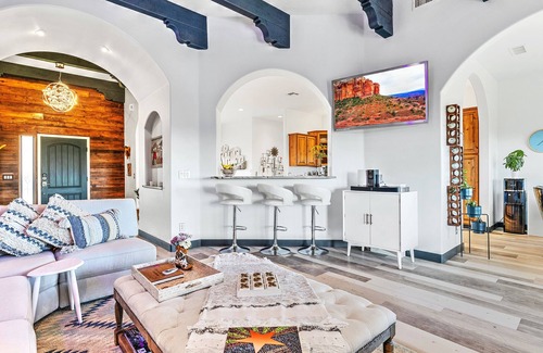 Cornville House | Chill on the Hill - Luxury Home w/Pool, Hot Tub, Bubble & Amazing Views! Dogs OK