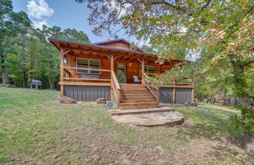 Clayton House | Clayton Cabin with Wraparound Deck Steps to Lake!