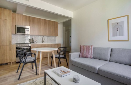 East Village Apartment | Clean East Village 1BR w/Rooftop Pool, Gym, W/D, A/C, by Blueground
