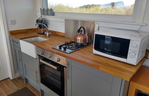Dalry Cabin | Cleeves Cabins, Ailsa Luxury Lodge with hot tub