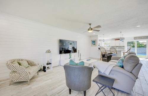 Jacksonville Beach House | Coastal Home with Heated Pool Mins to Beach and Mayo!