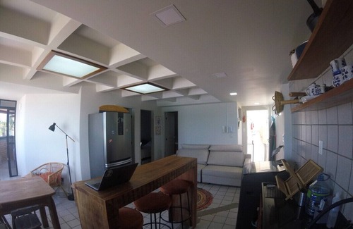 Cotovelo Apartment | Cobertura pé na Areia Praia de Cotovelo Local Ideal Para Kitesurf e Surf