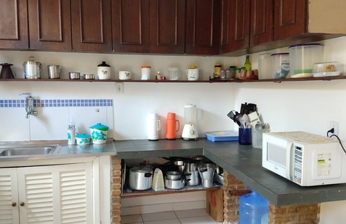 Sao Francisco House | Comfortable house with balcony and barbecue, avenue close to the sea