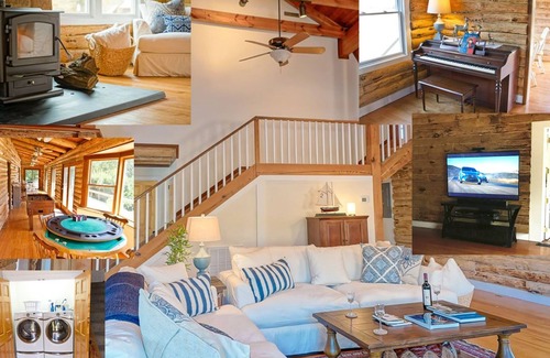 Wittman Cabin | Comfortable Spacious Fun! 6+Acres Pool+Bay Waterfront St Michaels-Yes Weddings!