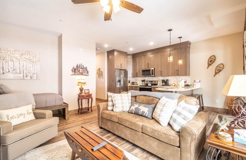 Lakeside Village Condo | Condo in Quiet Location w/Gorgeous Views from Private Patio, Shuttle Nearby!