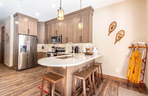 Lakeside Village Condo | Condo in Quiet Location w/Gorgeous Views from Private Patio, Shuttle Nearby!