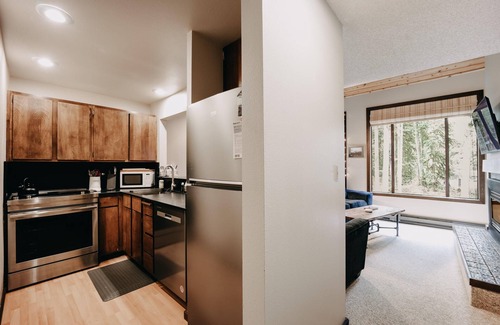 Glacier Condo | Condo - Pets OK - Fireplace, Sleeps 4!