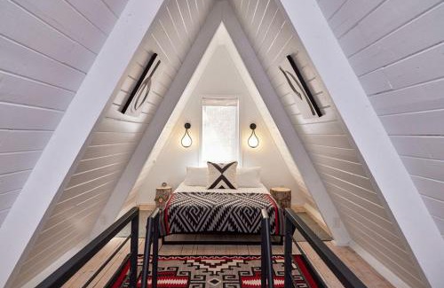 Canoncito House | Cool A-Frame Cabin Rental in New Mexico, for Unforgettable Vacations on the Pecos River
