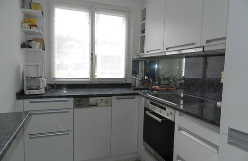 Gstaad Apartment | Cosy apartment for 4 guests with WIFI, TV, balcony and pets allowed