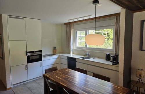 Parpan Apartment | Cosy apartment for 6 guests with WIFI, TV and balcony