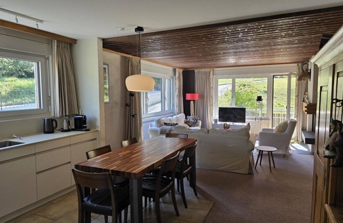 Parpan Apartment | Cosy apartment for 6 guests with WIFI, TV and balcony