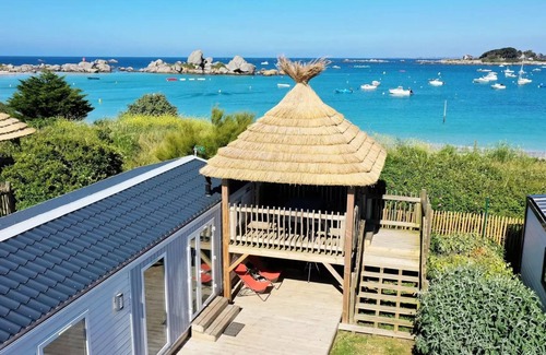 Brignogan-Plage House | Cottage dune garden - Terrace Meerblick - 3 Schlafzimmer 6 persons