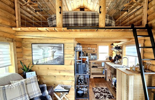 Elliston Cabin | Cozy 1-Bed 1-Bath Cabin Retreat. King Size Bed, Wi-Fi, TV and Pet Friendly!