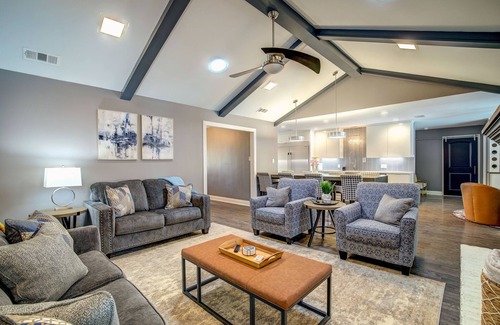 Tyler House | Cozy 4 Bedroom Home with Pool, Hot Tub & More