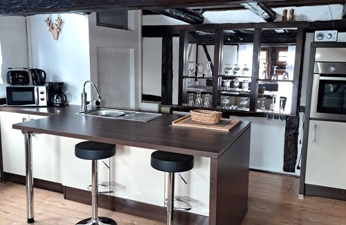 Trusen Apartment | Cozy apartment in a half-timbered house. Pet friendly