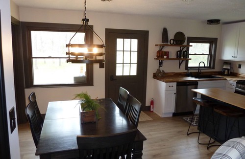Irons Other | Cozy Lodge on 10 acres- Sleeps 9, Newly Renovated, Game Room, Lg Deck, Irons MI.