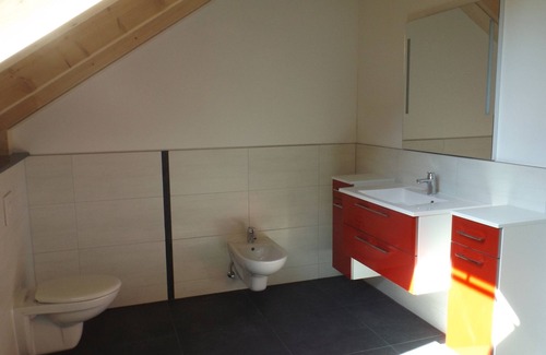 Augustusburg Apartment | Cozy log cabin - vacation apartment sunrise in the Erzgebirge with balcony