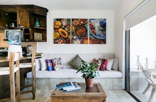 Cabo Bello Condo | Cozy Mexican Style Cottage Walking Distance to Beach Affordable Cabo Retreat f