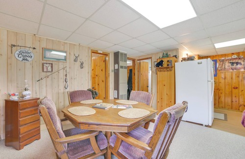Onaway Cabin | Cozy Onaway Vacation Rental w/Deck & Fire Pit!