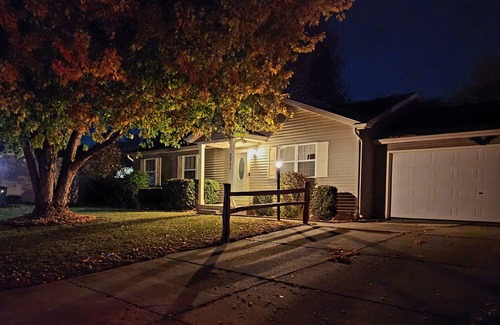 Elkhart House | Cozy & Quiet Home with Memory Foam and Pet Friendly with Fenced Yard