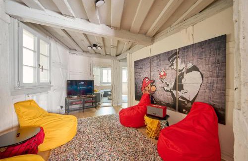 Schwabach Apartment | COZY SCHWABACH # frisch renoviertes Fachwerk # 100qm # Modern # Balkon # Netflix