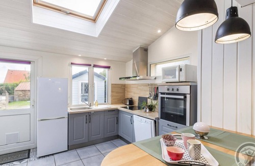 Cosqueville Cottage | Cozy Seaside Cottage with Terrace, Private Garden & Electric Car Charging