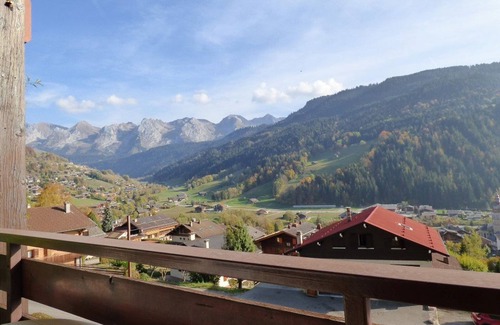 Le Grand-Bornand Apartment | Cozy studio with balcony, bus stop at 50m