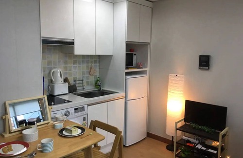 Myeongdong Apartment | Cozy studio with AC and WiFi in delightful Seoul