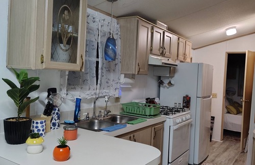 Davenport House | Cozy "Tiny" mobile home in charming Davenport with AC, Wifi, washer and dryer.